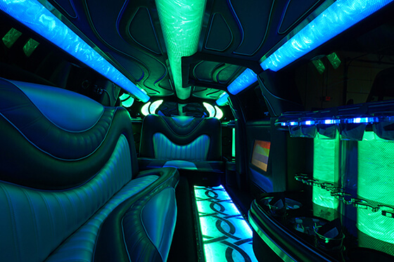 limo neon interior