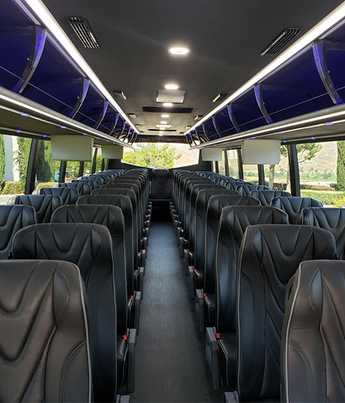 charter bus seating