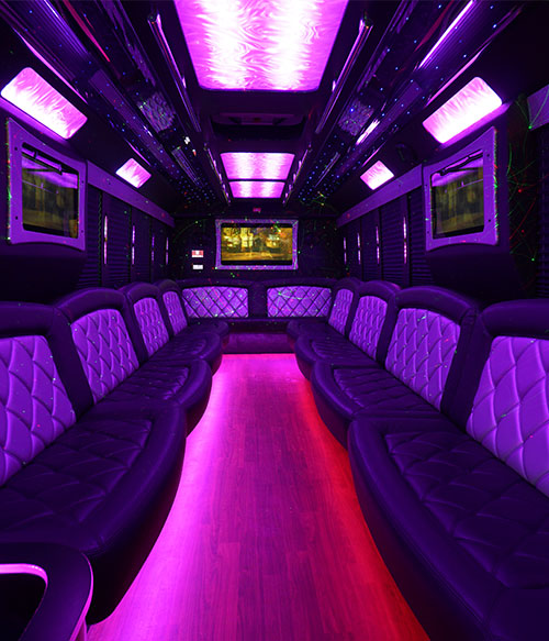 limo bus lounge